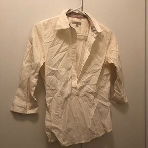 burberry white women blouse shirt s